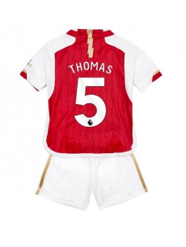 Arsenal Thomas Partey #5 Dječji Domaci Dres kompleti 2023-24 Kratak Rukavima (+ kratke hlače)